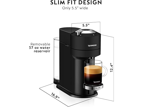 Nespresso Vertuo Next Deluxe Coffee and Espresso Maker by Breville (S&D)