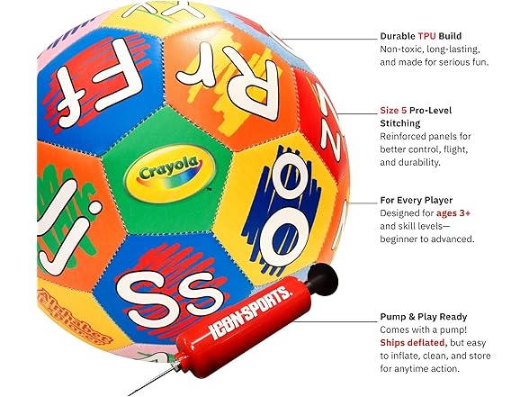 Crayola Official Soccer Ball