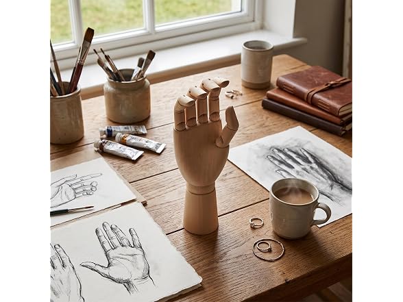 Wooden Hand Model, Mannequin Hand Flexible