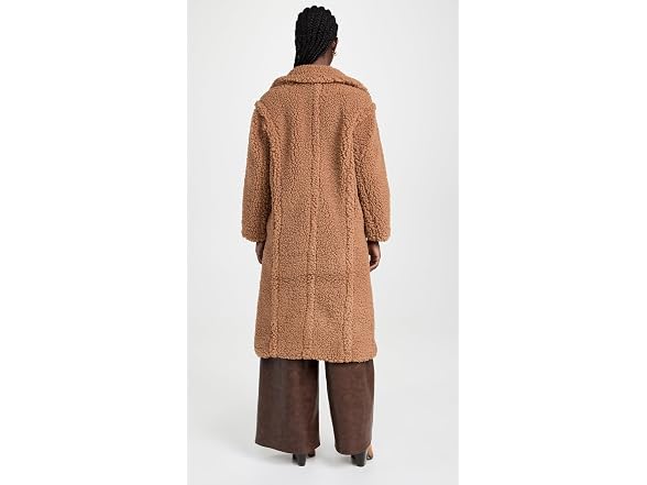 UGG Women's Gertrude Long Teddy Coat