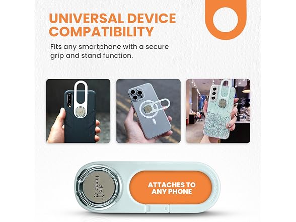 Cliphanger PIVIT with Silver Kickstand