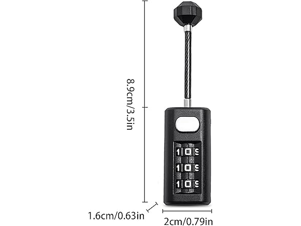 (2 Pack) Travel Luggage Lock