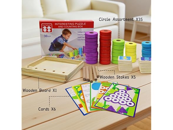 Lydaz Toddler Montessori Math Toy