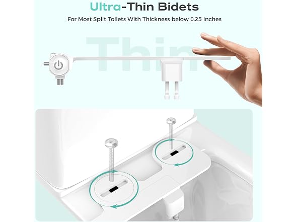 Bidet Attachment for Toilet, Non-Electric Cold Wat