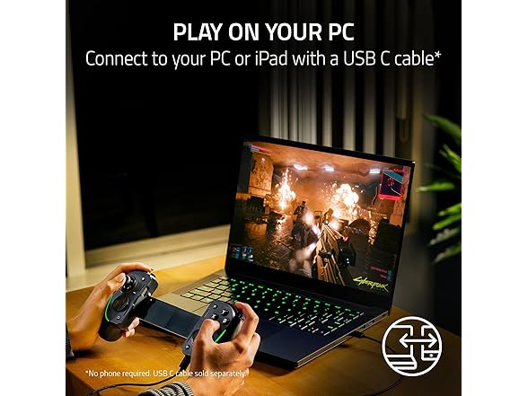 Razer Kishi Ultra Gaming Controller for Android, iPhone 15 & (Open Box)