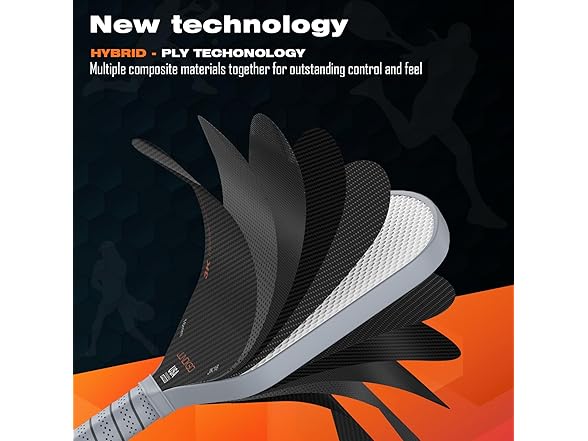 JUNDKSO T700 Carbon Fiber Pickleball Paddle