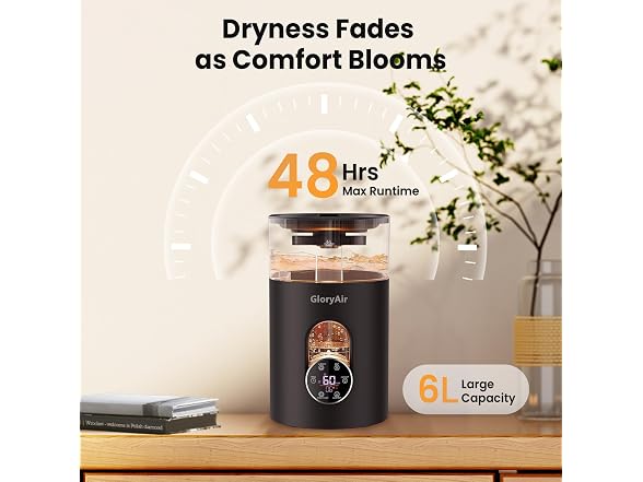 GloryAir 6L Warm & Cool Mist Humidifier