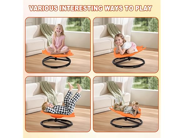 FAHKNS Spinning Chair- Orange