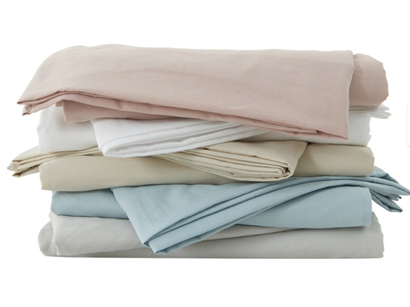 Pre-Washed Microfiber Ultra-Soft Solid Bed Sheet Set