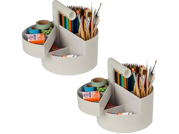 IRIS USA 2-Pack Desk Caddy Organizer