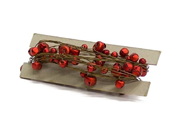 Melrose Red Miniature Metal Sleigh Bells