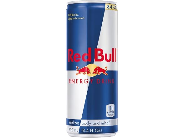 Red Bull Energy Drink, Original, 8.4 Fl Oz (Pack of 12)