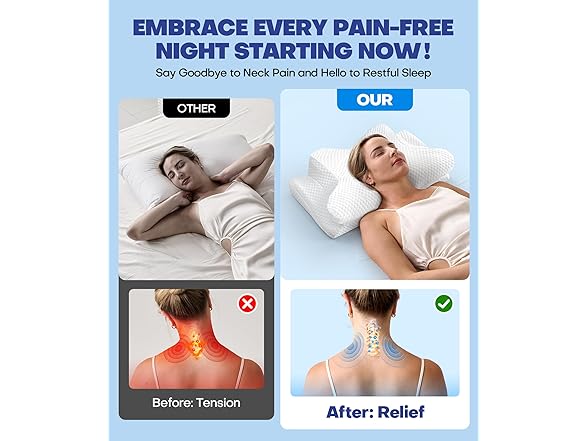 Emircey Cervical Neck Pillow