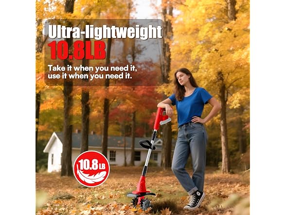 DEVTBLUN Tiller Cultivator Red