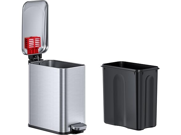 iTouchless 1.32G SoftStep 2.0 Trash Can