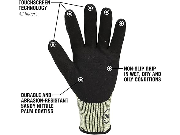 Flexzilla Pro Nitrile Dip Gloves, 3 Pack