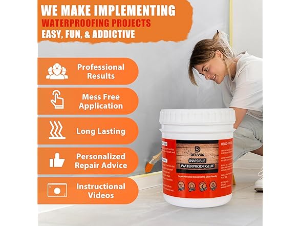 Deuvuo 35 Oz Clear Glue Sealant