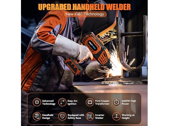 Protmex Handheld Welder-Orange