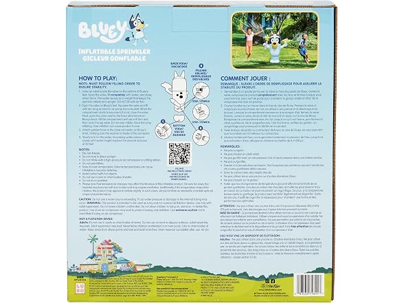 BLUEY Sprinkler for Kids, 48”