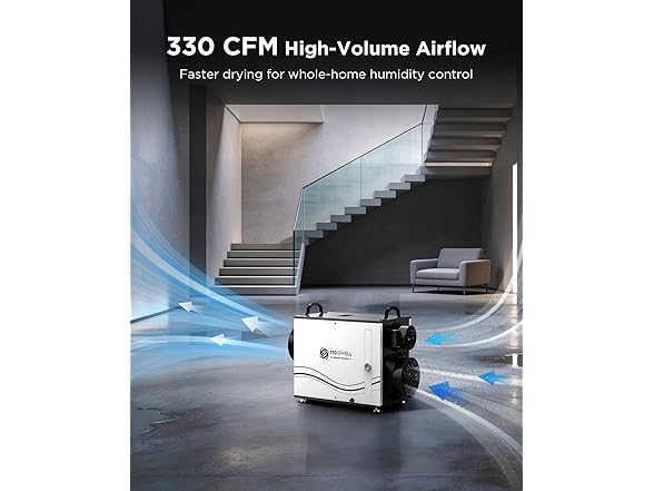 Moiswell 160 Pints commercial dehumidifier