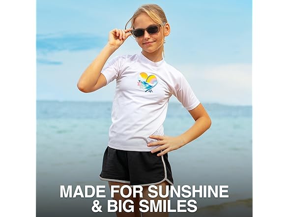 Kanu Surf Jade Rash Guard Girls' UPF 50+ Sun Shirt