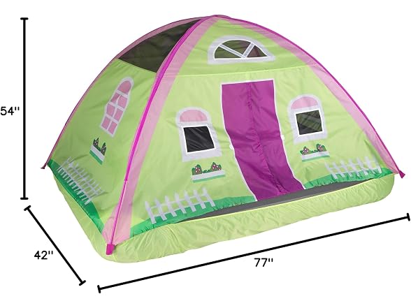 Pacific Play Tents 19601 Kids Cottage House Bed Tent Playhouse