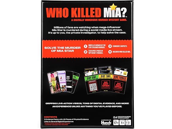 WHAT DO YOU MEME? Who Killed Mia