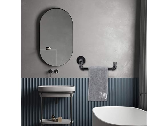 Sumnacon Industrial Iron Pipe Towel Rack