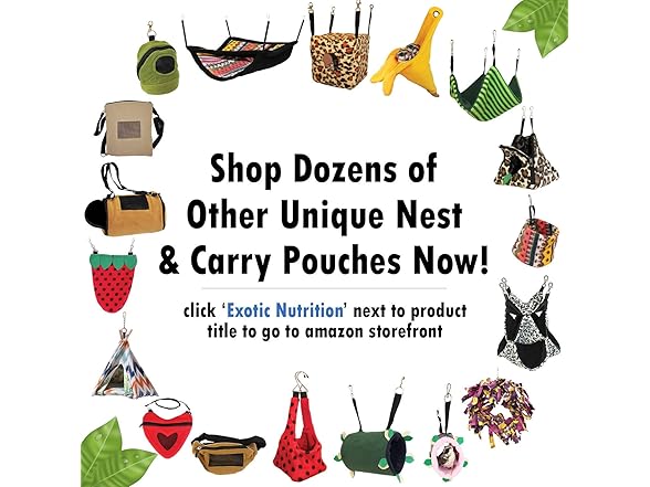 Exotic Nutrition Teardrop Carry Pouch
