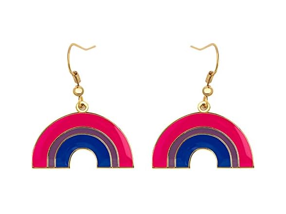 COLDDOX Bisexual Pride Rainbow Earrings