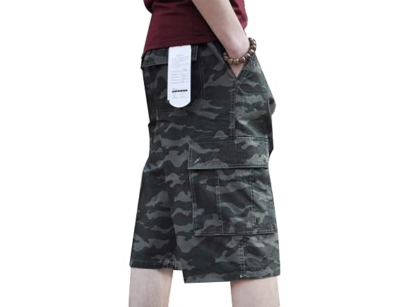 YangguTown Men (38) Below Knee Cargo Short Pants