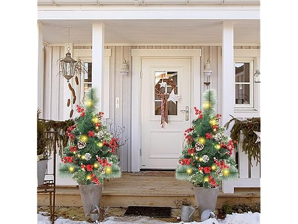 Generic 2PK-Outdoor Christmas Planter