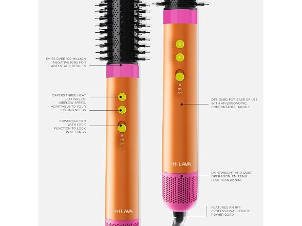 CHI Lava AirGlam Orange and Pink