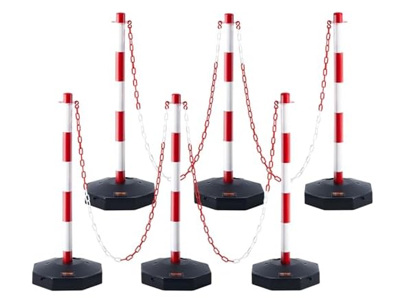 Adjustable Traffic Delineator Post Base6.6FT
