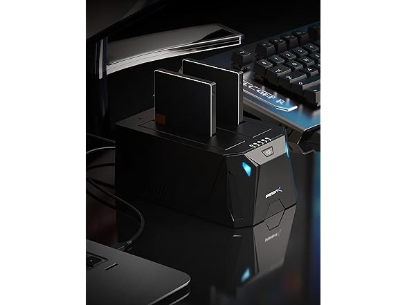 USB Type C Dual Bay Hard Drive Docking Station