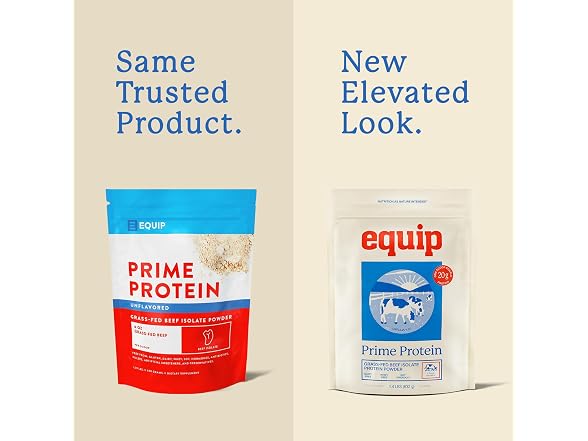Equip Foods Prime Beef Protein Powder 30 Servings