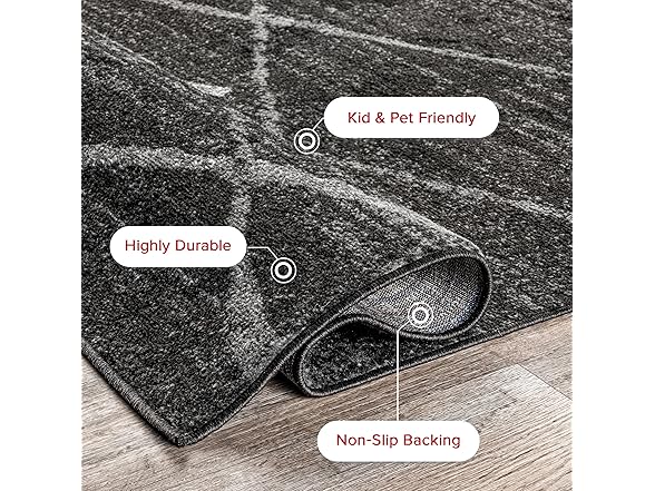 uLOOM 5'x8' Thigpen Contemporary Area Rug