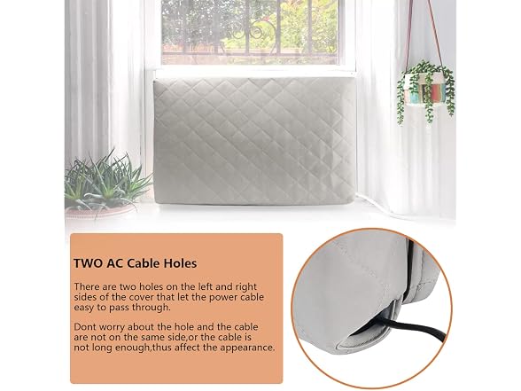 HOXHA Indoor Air Conditioner Cover for Window AC