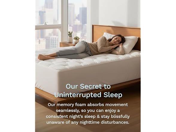 ViscoSoft 3-Inch Memory Foam Mattress CertiPUR-U
