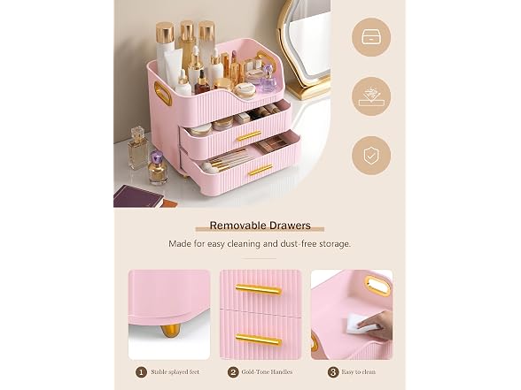 Large Makeup Organizer for Vanity