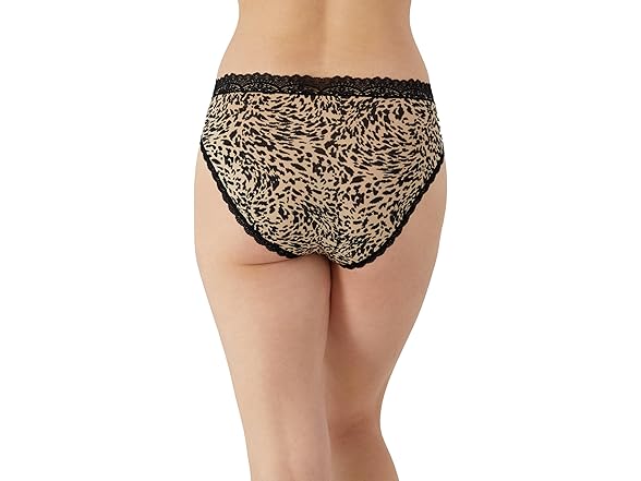 Just Brown Lace/Black Lace/Black Animal Print