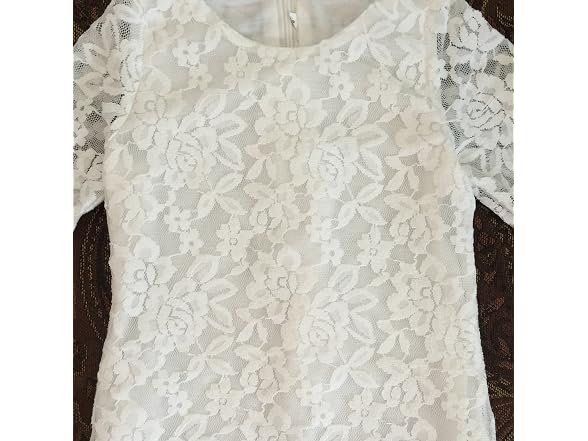 Cutiego (6 MOS) Baby Girl Baptism Dress Dress