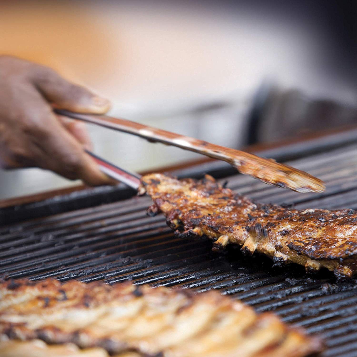 Stainless Steel & Wood Grilling Tool Set - Gallery 10