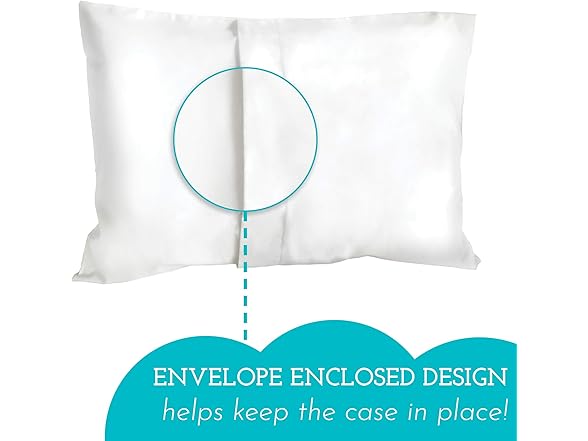 Little Sleepy Head Kids Pillow Set- White