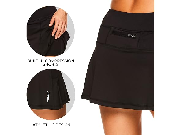 Head Women (XL) Athletic Tennis Skort