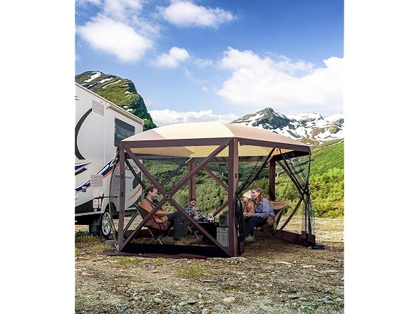 GarveeLife 12 x 12 Foot Portable Pop Up Camping - Gallery 7