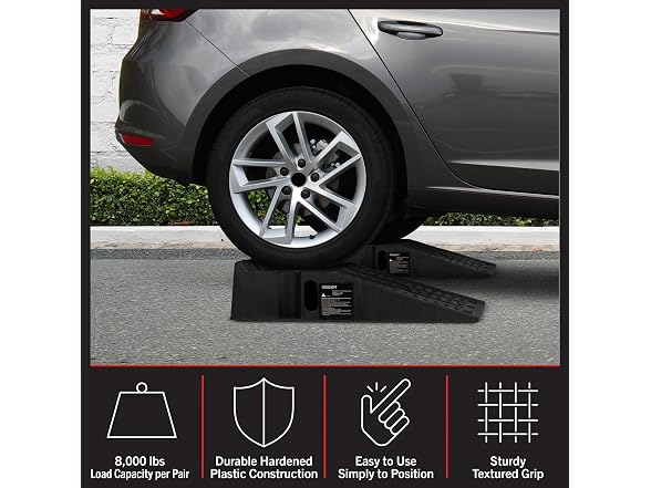 Car Ramps 2-Pack - Heavy-Duty Car Lifts
