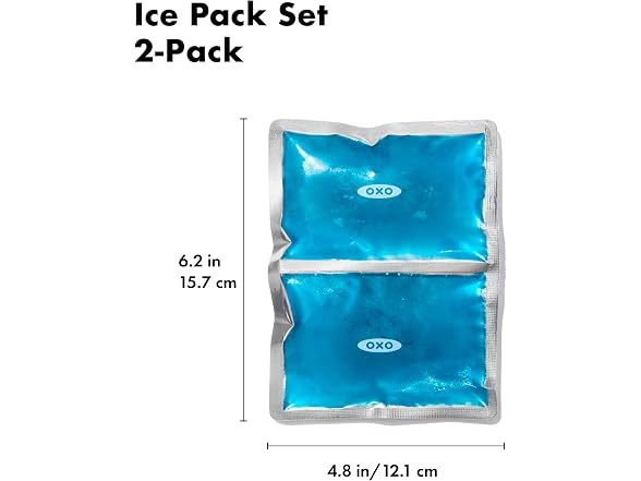 OXO Good Grips Prep & Go Ice Pack Set  Ocean Blue - Gallery 5