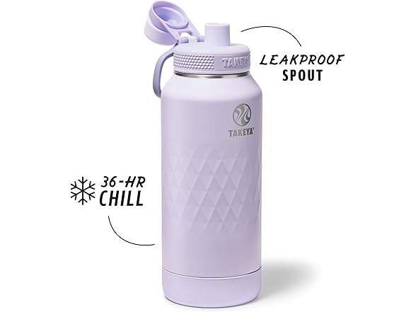 Takeya Sport 32 oz Triple-Insulated Water Bottle