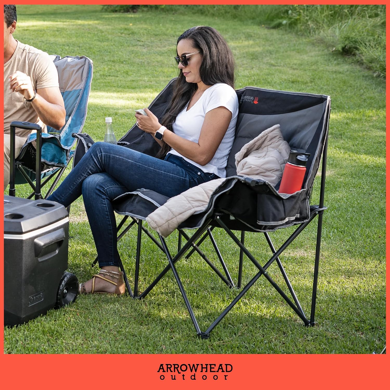 ARROWHEAD OUTDOOR Heated Loveseat (Open Box) - Gallery 13